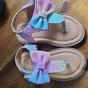 Brand new kenzie cute bow open toe sandals